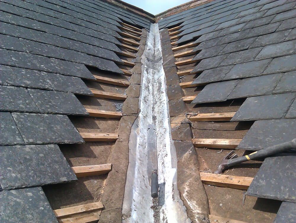 valley gutter roof repair